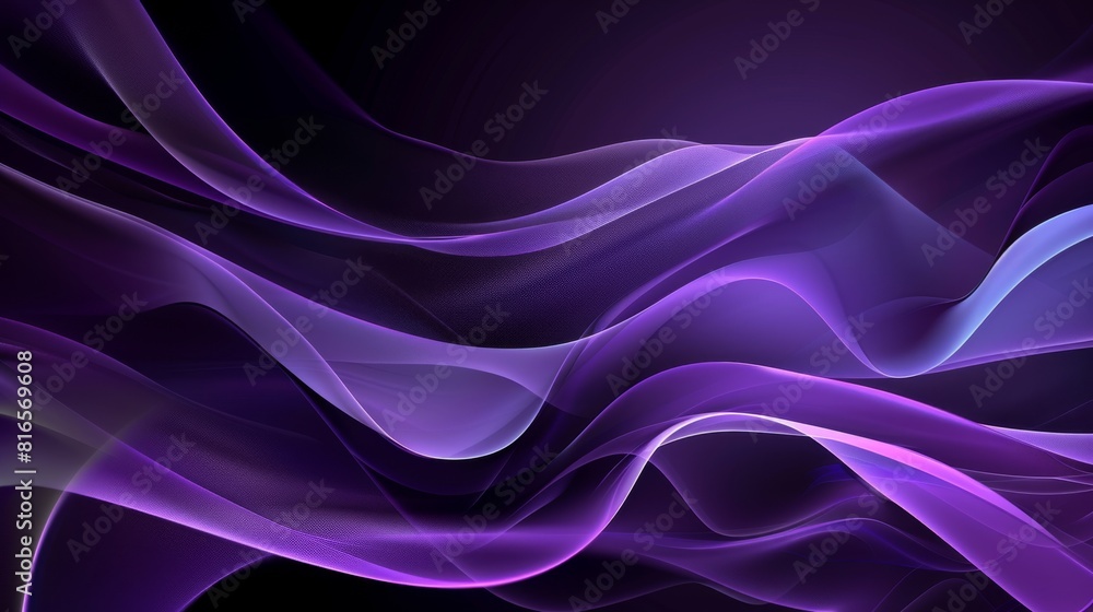 Obraz premium Contemporary Abstract Corporate Presentation Background in Purple with Copy Space