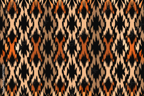 vector modern black brow navajo ikat dot geometric grunge seamless patterns close up Detail weaving thread set