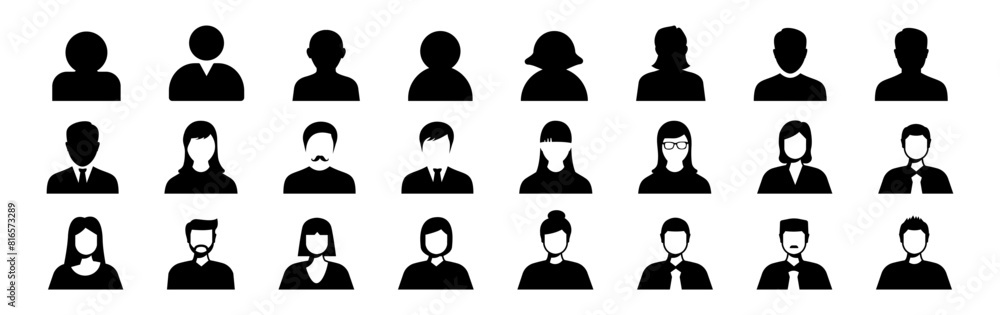 People icon set in trendy flat style. Persons symbol infographics website design, logo, app, UI isolated. People icon set in trendy flat style. Persons symbol infographics website design, logo, app, UI isolated.