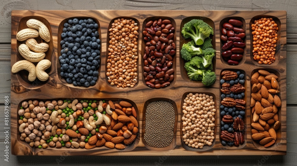 Diverse Assortment of Nourishing Nuts Seeds and Legumes for Gut Health and Wellness Diverse Assortment of Nourishing Nuts Seeds and Legumes for Gut Health and Wellness