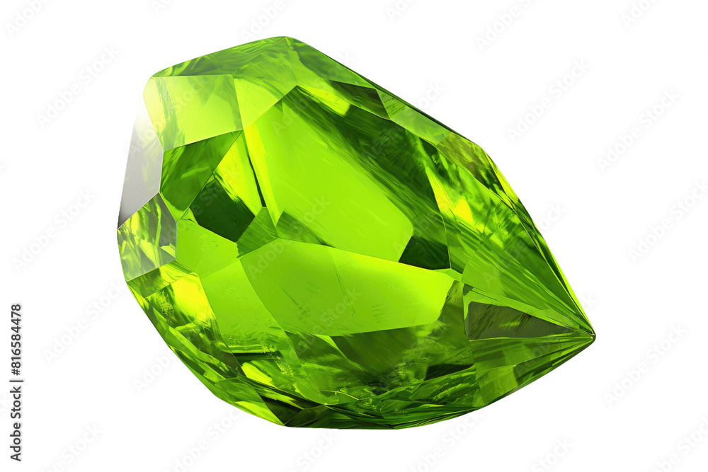 Mystical Emerald Glow: The Enigmatic Dance of a Green Diamond on White or PNG Transparent Background. Mystical Emerald Glow: The Enigmatic Dance of a Green Diamond on White or PNG Transparent Background.