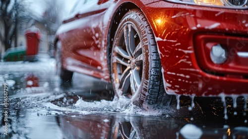 Don't let the rain ruin your ride. Stay safe on the roads with new all-season tires.