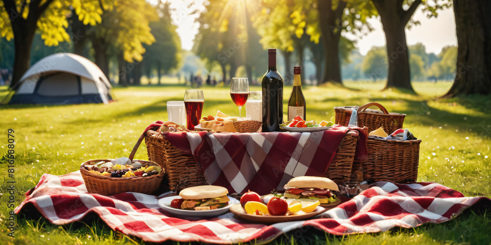 Fototapeta premium picnic in the park