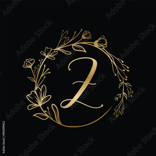 letter z decoration logo design vector,editable eps 10