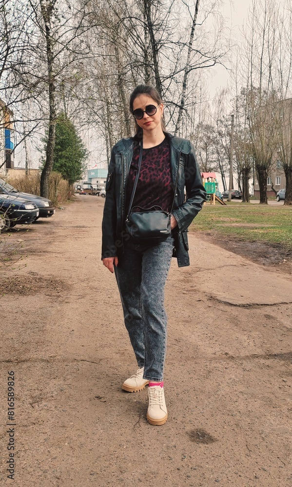 Fototapeta premium person with skateboard