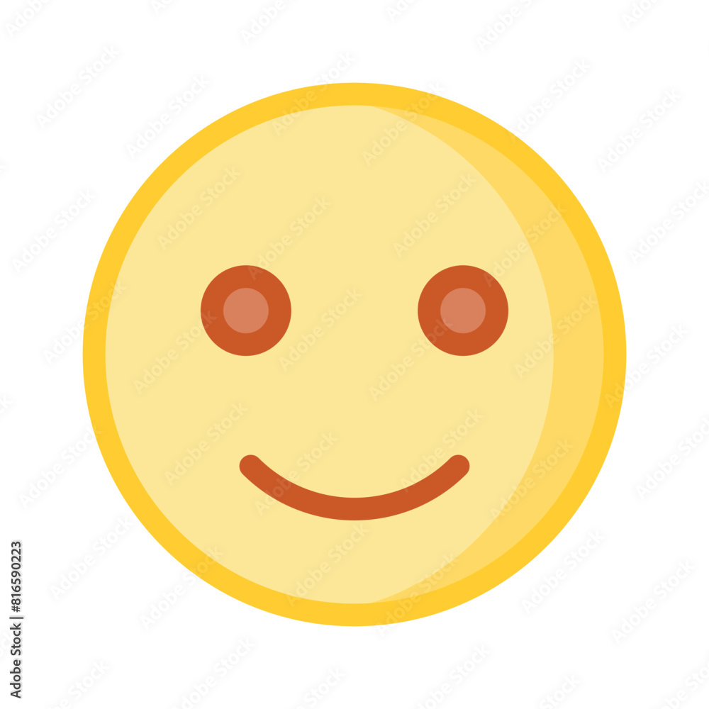 Fototapeta premium Grab this carefully crafted icon of happy emoji, ready for premium use