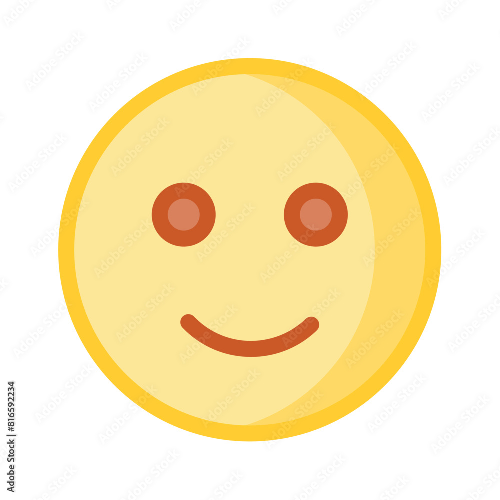 Fototapeta premium Creative vector of happy face emoji in modern style