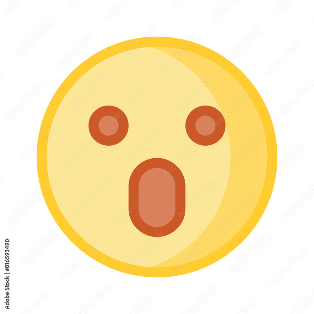 Oh My God expression emoji vector design, editable vector Oh My God expression emoji vector design, editable vector