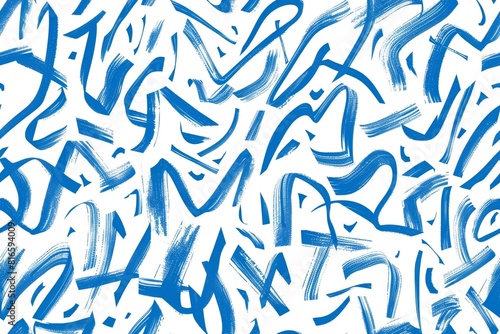 Seamless Abstract Blue Pattern