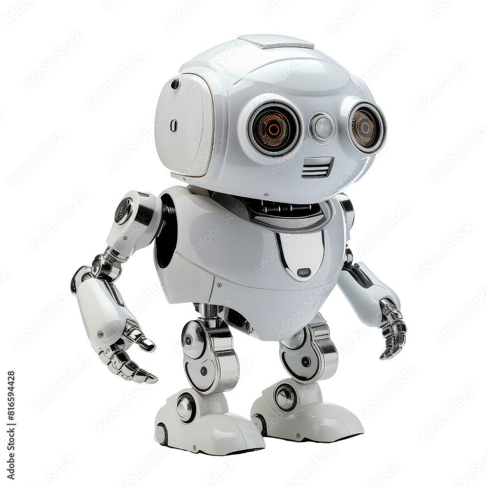 Retro Wind-Up Robot Toy Isolated without Background Retro Wind-Up Robot Toy Isolated without Background