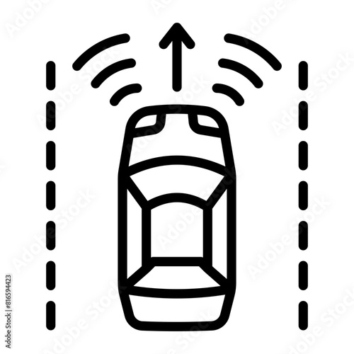 Lane Tracking Assist Icon