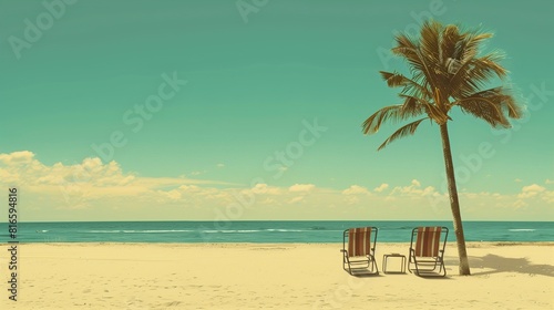 summer retro vintage background