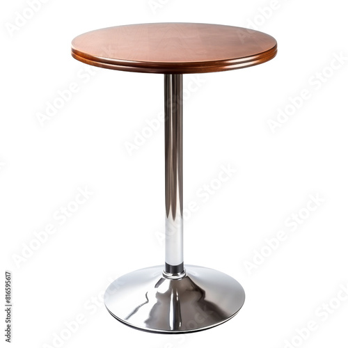 Elegant Wooden Cocktail Table Isolated without Background