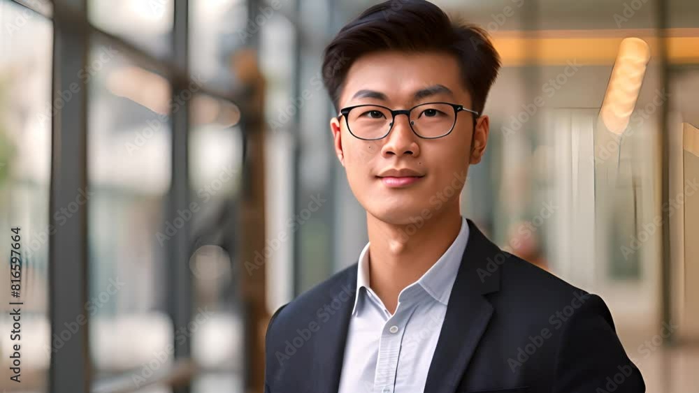 Confident Young Professional in Modern Office with Ai generated.
Confident Young Professional in Modern Office with Ai generated.