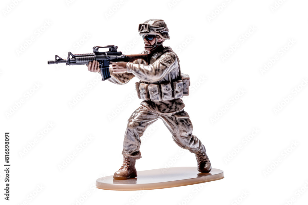 Sentinel of the Toy Kingdom on White or PNG Transparent Background.