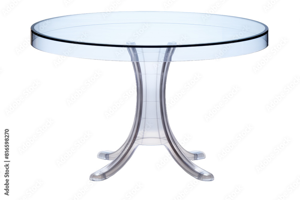 Elegance Reflected: Glass Table Dance on White or PNG Transparent Background. Elegance Reflected: Glass Table Dance on White or PNG Transparent Background.