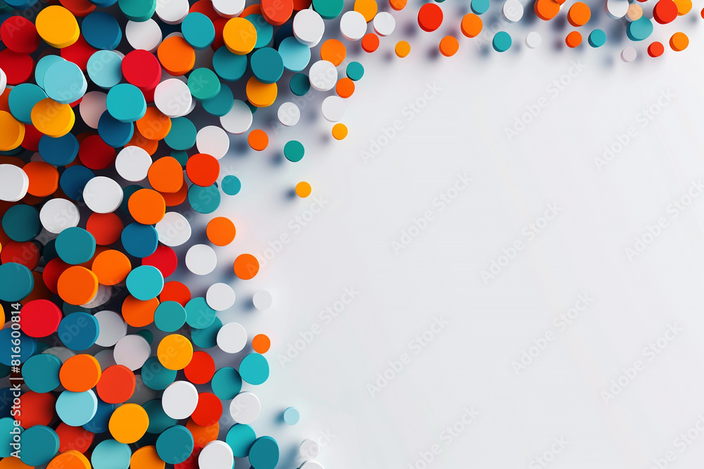 Modern abstract design celebrating World Population Day, isolated on a white background. Modern abstract design celebrating World Population Day, isolated on a white background.