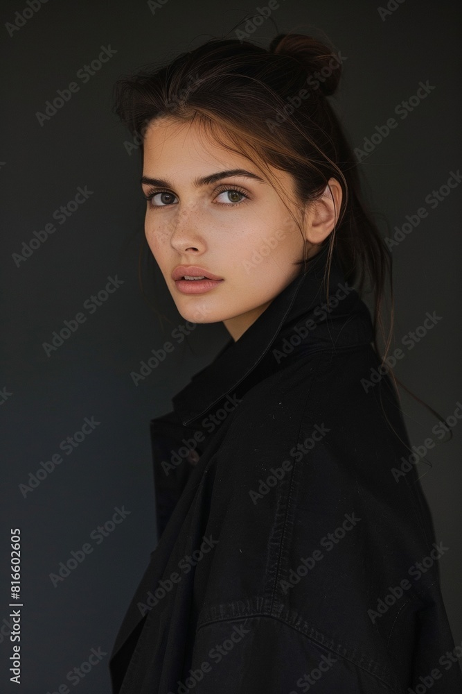 Fototapeta premium Fashion Silhouette in Black