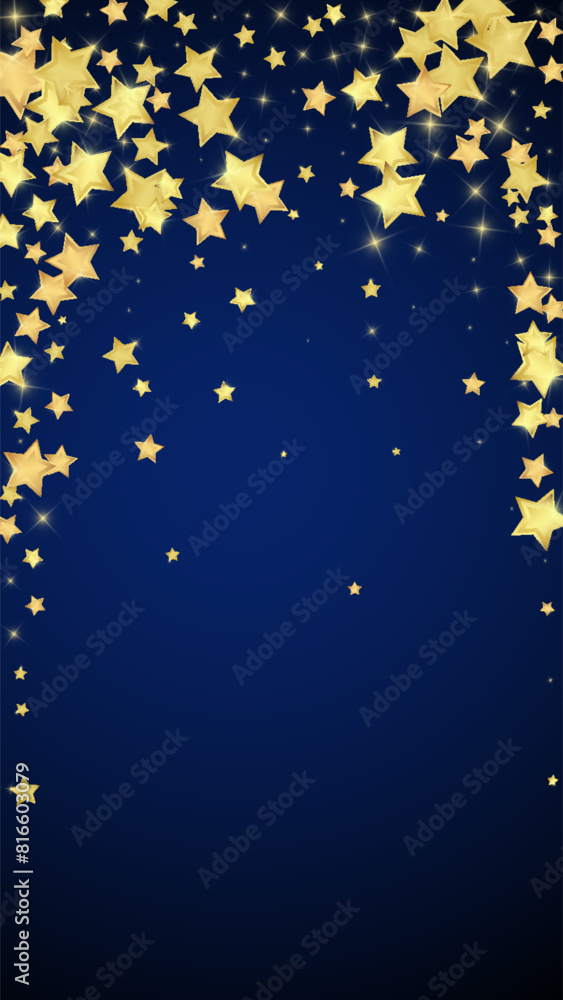 Magic stars vector overlay. Gold stars scattered Magic stars vector overlay. Gold stars scattered