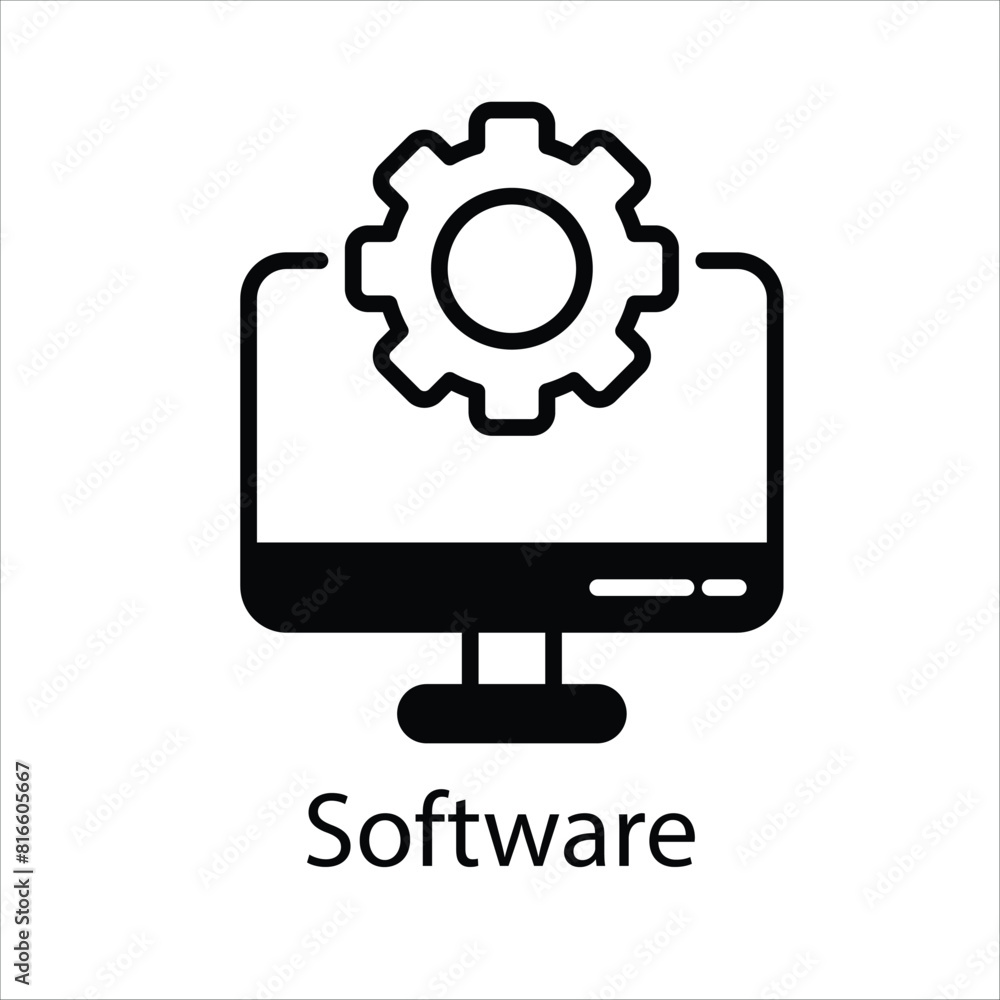 Software Vector icon Software Vector icon