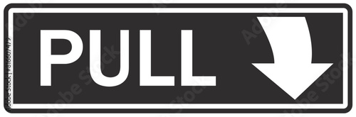 Push and pull door sign