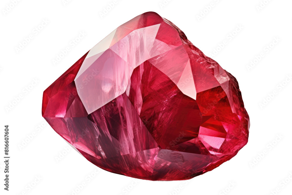Crimson Jewel Sparkling on Ivory Canvas on White or PNG Transparent Background. Crimson Jewel Sparkling on Ivory Canvas on White or PNG Transparent Background.