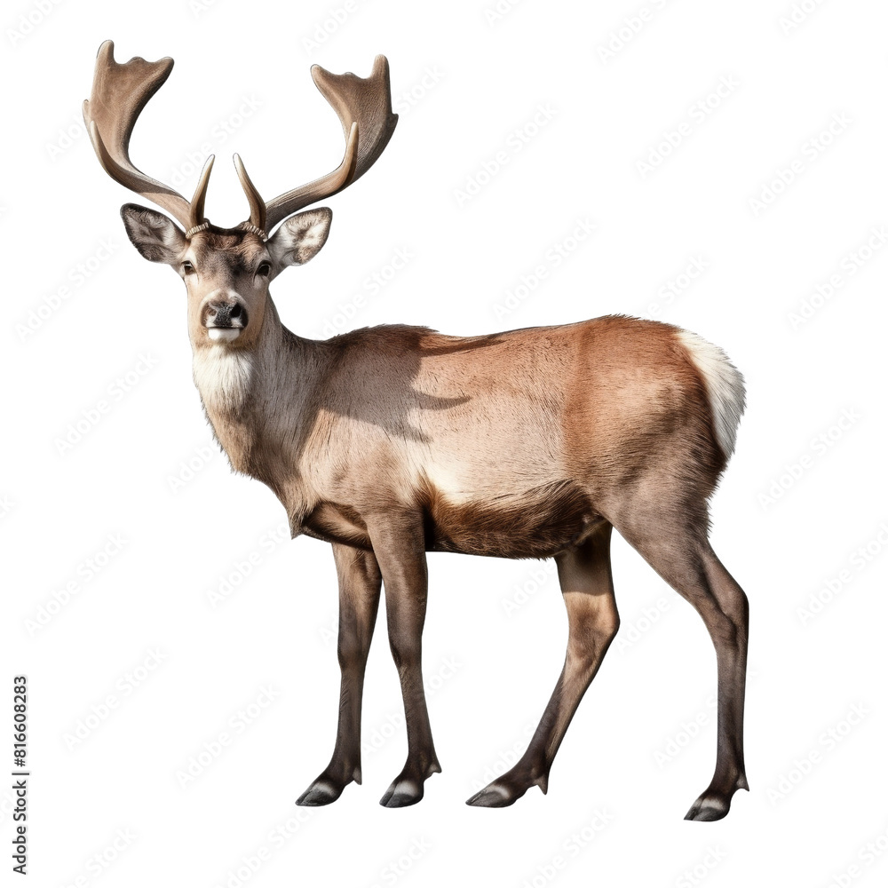 Christmas Reindeer Decoration Isolated Object for Festive Holiday Decor Christmas Reindeer Decoration Isolated Object for Festive Holiday Decor