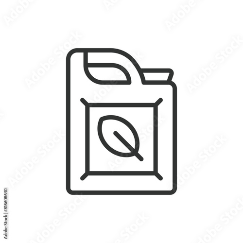 Nuclear fuel, in line design. Nuclear, Fuel, Energy, Power, Radioactive, Uranium, Reactor on white background vector. Nuclear fuel editable stroke icon.