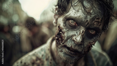 A zombie is a living dead person  a corpse reanimated by some magical or supernatural force. They are often depicted as flesh-eating monsters with a hunger for human brains.