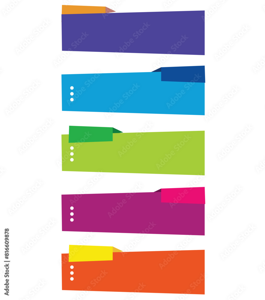 Trendy Vector White Banner Steps Infographic List Trendy Vector White Banner Steps Infographic List