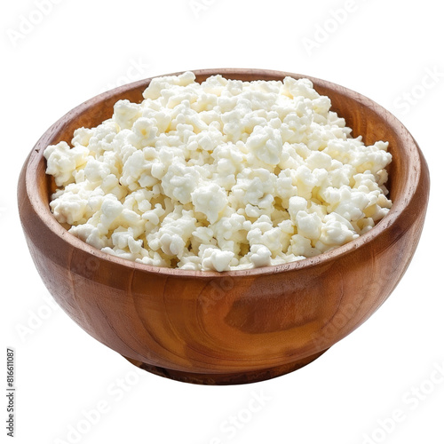 Wallpaper Mural Fresh Cottage Cheese Isolated Object, Ideal for Healthy Recipes and Snacks. Torontodigital.ca