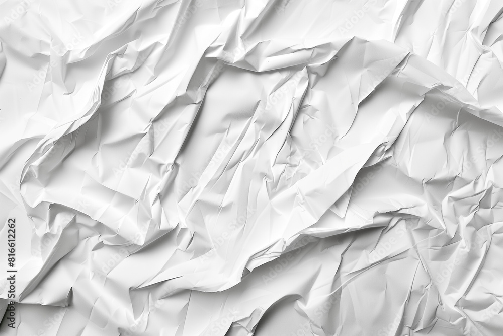 Obraz premium crumpled paper texture background. Ai generated