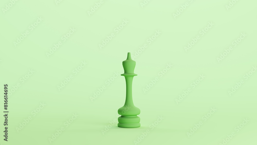 Green chess piece queen strategy game competition challenge mint background 3d illustration render digital rendering Green chess piece queen strategy game competition challenge mint background 3d illustration render digital rendering