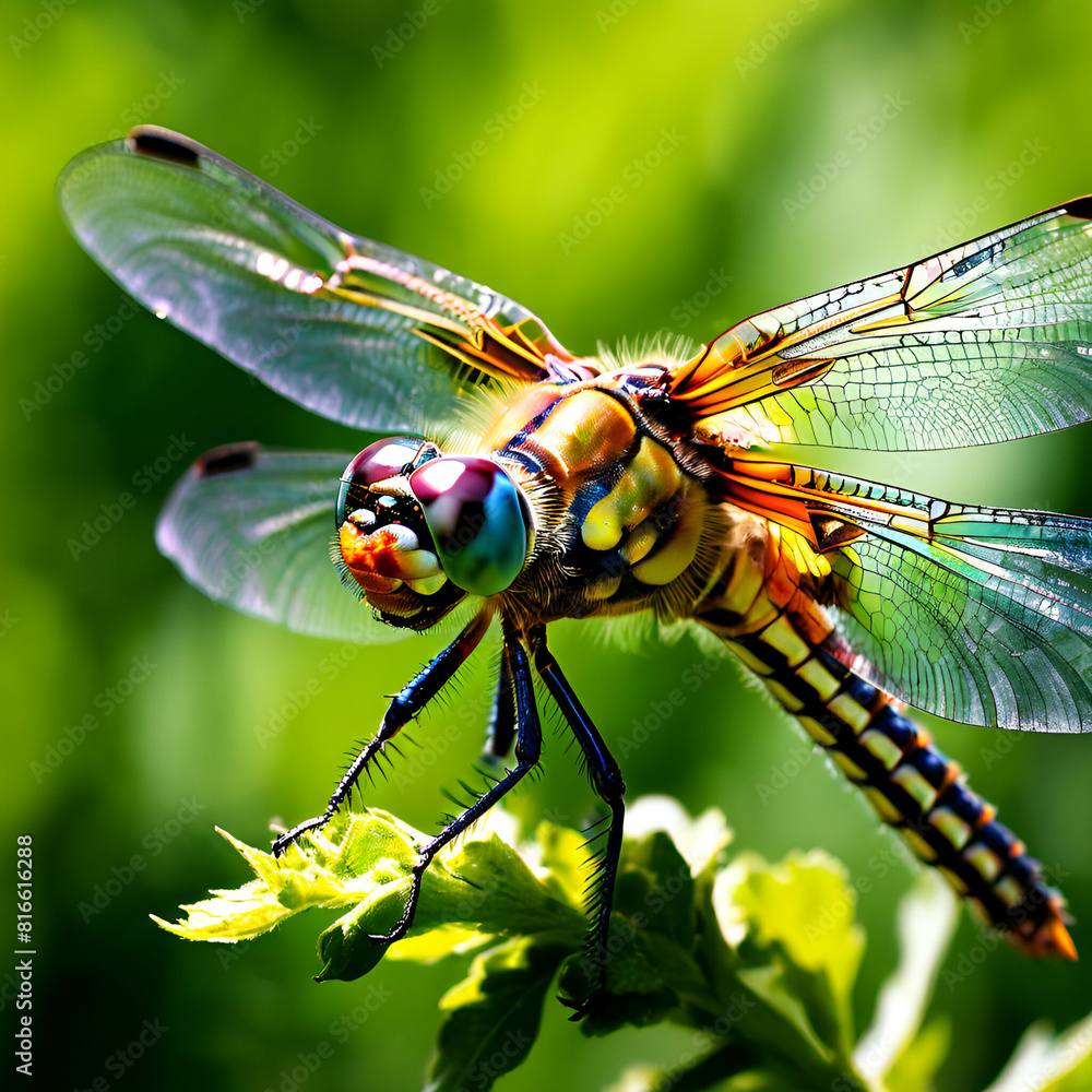 macro dragonfly summer nature insect,A dragonfly perched on a tree branch and nature background, Selective focus, insect macro, Colorful insect in Thailand.generate ai macro dragonfly summer nature insect,A dragonfly perched on a tree branch and nature background, Selective focus, insect macro, Colorful insect in Thailand.generate ai