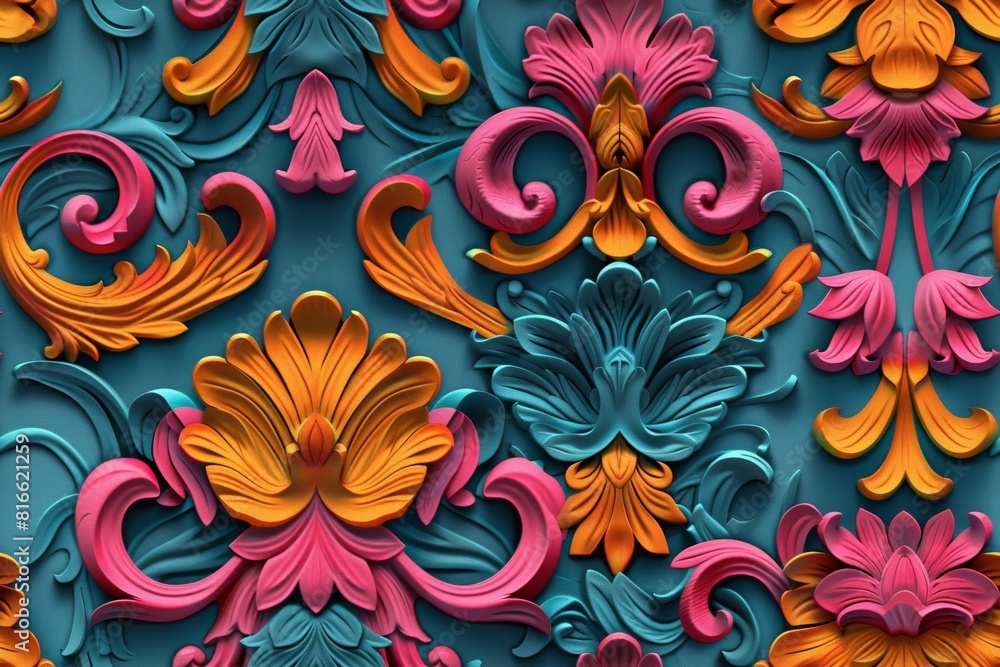 Seamless floral wallpaper Seamless floral wallpaper