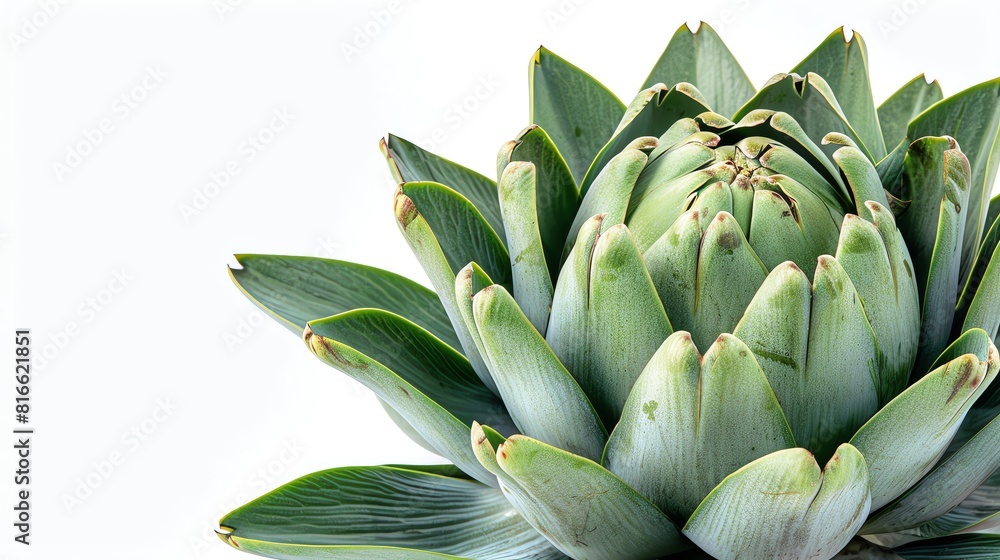 artichoke on isotate white back background artichoke on isotate white back background