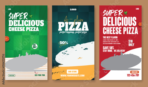 Food story ads bundle template