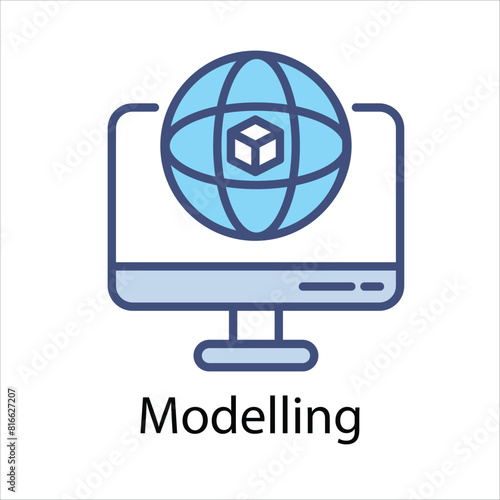 Modelling Vector icon