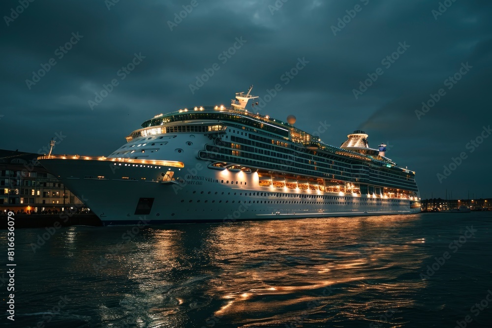 luxury cruise in egypt. generative ai