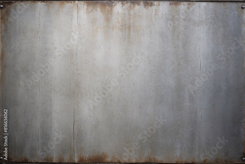 Large sheet metal surface showing signs of mild wear and corrosion