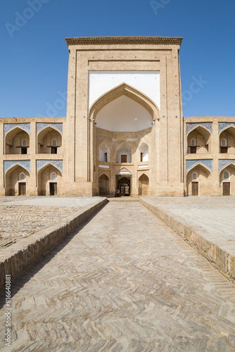 Allakuli Khan Madrasah in Khiva, Uzbekistan © gumbao
