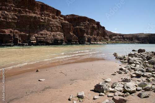 The Colorado river at Paria Beach photo