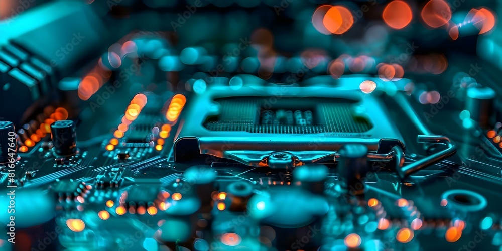Evaluating Thermal Performance of Computer CPU Through Stress Testing. Concept Computer CPU Stress Testing, Thermal Performance Analysis, Overclocking Experiments, Heat Dissipation Efficiency Evaluating Thermal Performance of Computer CPU Through Stress Testing. Concept Computer CPU Stress Testing, Thermal Performance Analysis, Overclocking Experiments, Heat Dissipation Efficiency