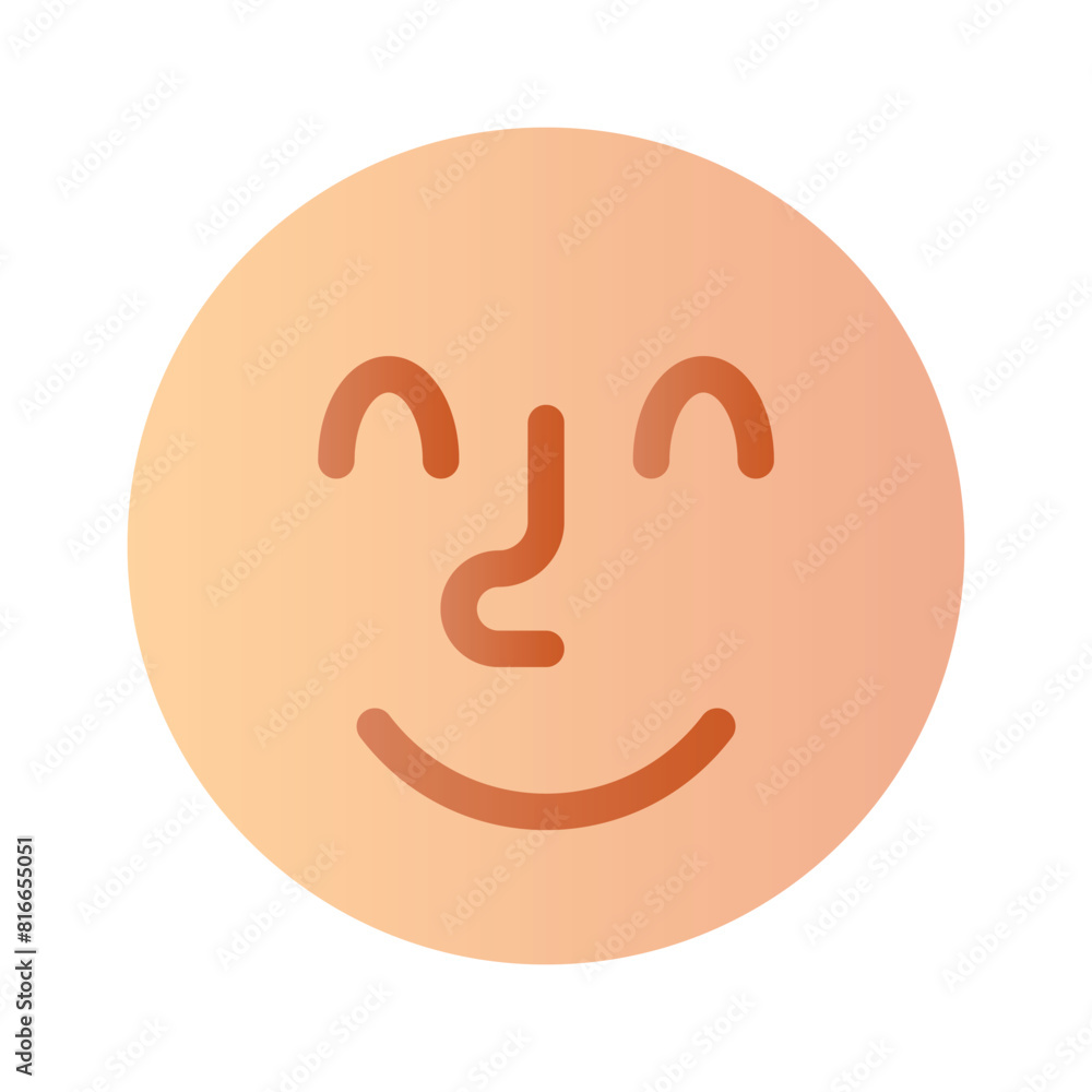 Grab this carefully crafted icon of happy emoji, ready for premium use Grab this carefully crafted icon of happy emoji, ready for premium use