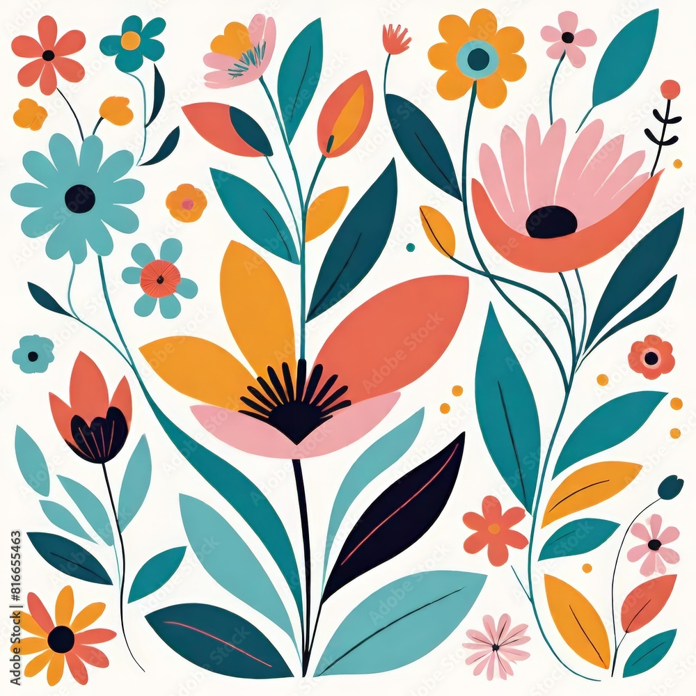 floral abstract background floral abstract background