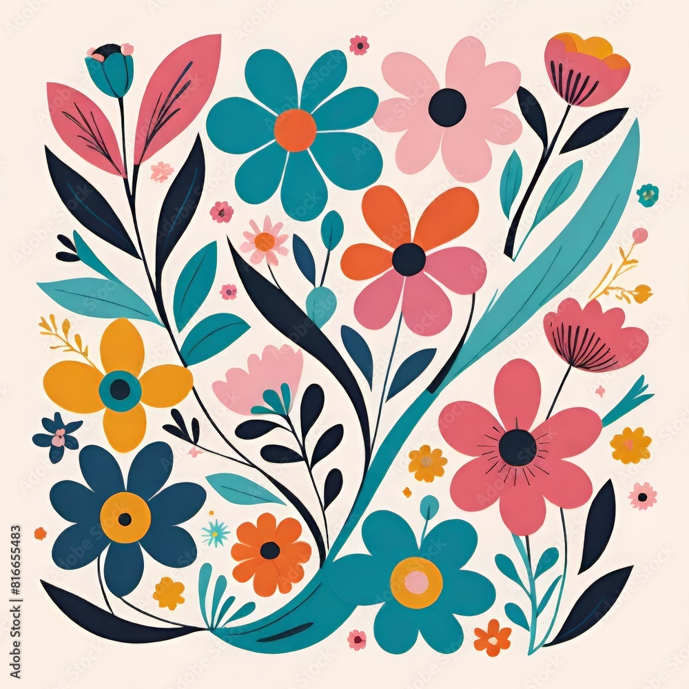 floral abstract background floral abstract background