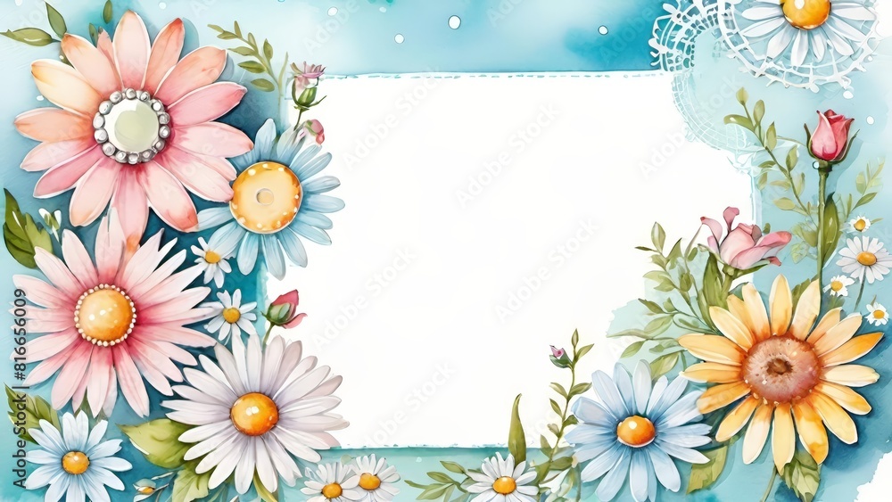 abstract floral background. background with flowers