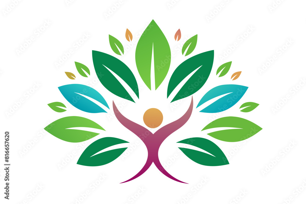 A logo for Wellness Coaching, embodying harmony and growth. Incorporate elements like a flourishing tree or a serene lotus flower, symbolizing vitality and transformation. Ensure the design exudes po A logo for Wellness Coaching, embodying harmony and growth. Incorporate elements like a flourishing tree or a serene lotus flower, symbolizing vitality and transformation. Ensure the design exudes po