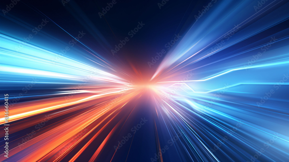 Futuristic abstract background with blue lines and lights, abstract blue PPT background concept illustration with light rays Futuristic abstract background with blue lines and lights, abstract blue PPT background concept illustration with light rays
