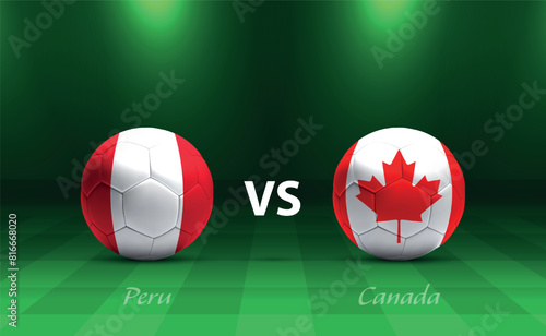 Peru vs Canada soccer scoreboard America tournament 2024